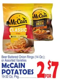 Bravo Supermarkets McCAIN POTATOES 19 Oz. Pkg offer
