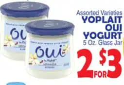 Bravo Supermarkets YOPLAIT OUI YOGURT offer