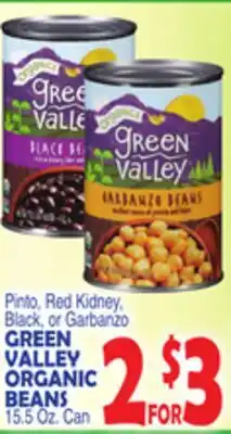 Bravo Supermarkets GREEN VALLEY ORGANIC BEANS offer