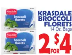 Bravo Supermarkets KRASDALE BROCCOLI FLORETS offer