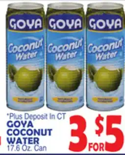 Bravo Supermarkets GOYA COCONUT WATER offer