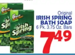 Bravo Supermarkets IRISH SPRING BATH SOAP offer