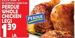 Bravo Supermarkets PERDUE WHOLE CHICKEN LEGS offer