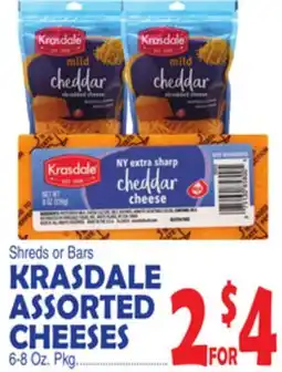 Bravo Supermarkets KRASDALE ASSORTED CHEESES offer