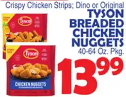 Bravo Supermarkets TYSON BREADED CHICKEN NUGGETS offer