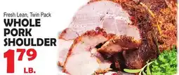 Bravo Supermarkets WHOLE PORK SHOULDER offer
