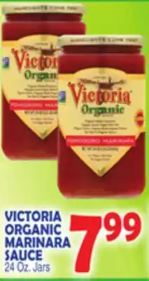 Bravo Supermarkets VICTORIA ORGANIC MARINARA SAUCE offer