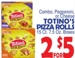 Bravo Supermarkets TOTINO'S PIZZA ROLLS offer