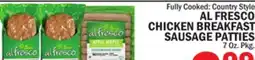 Bravo Supermarkets AL FRESCO CHICKEN BREAKFAST SAUSAGE PATTIES offer