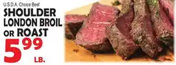 Bravo Supermarkets SHOULDER LONDON BROIL OR ROAST offer