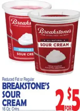 Bravo Supermarkets BREAKSTONE'S SOUR CREAM offer