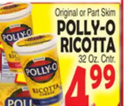 Bravo Supermarkets POLLY-O RICOTTA offer