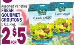 Bravo Supermarkets FRESH GOURMET CROUTONS offer