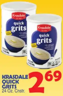 Bravo Supermarkets KRASDALE QUICK GRITS offer