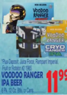 Bravo Supermarkets VOODOO RANGER IPA BEER offer