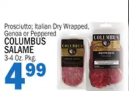 Bravo Supermarkets COLUMBUS SALAME offer