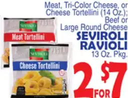 Bravo Supermarkets SEVIROLI RAVIOLI 13 Oz. Pkg offer