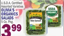 Bravo Supermarkets OLIVIA'S ORGANICS SALADS offer
