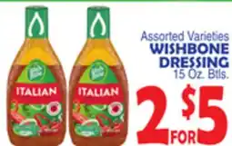 Bravo Supermarkets WISHBONE DRESSING offer