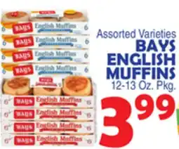 Bravo Supermarkets BAYS ENGLISH MUFFINS offer