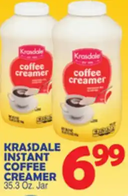 Bravo Supermarkets KRASDALE INSTANT COFFEE CREAMER offer