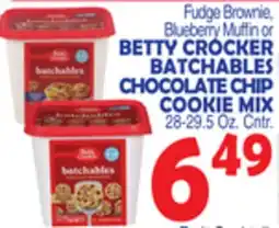 Bravo Supermarkets BETTY CROCKER BATCHABLES CHOCOLATE CHIP COOKIE MIX offer