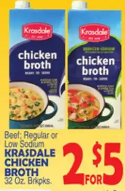 Bravo Supermarkets KRASDALE CHICKEN BROTH offer