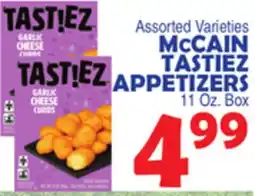 Bravo Supermarkets MCCAIN TASTIEZ APPETIZERS offer
