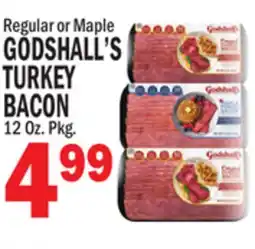 Bravo Supermarkets GODSHALL'S TURKEY BACON offer
