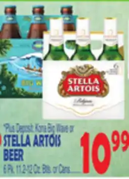 Bravo Supermarkets STELLA ARTOIS BEER offer