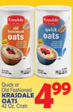 Bravo Supermarkets KRASDALE OATS offer
