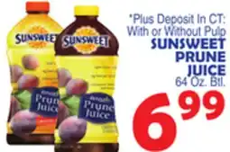 Bravo Supermarkets SUNSWEET PRUNE JUICE offer