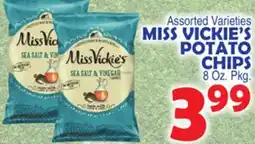 Bravo Supermarkets MISS VICKIE'S POTATO CHIPS offer