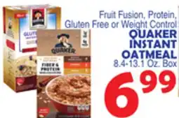 Bravo Supermarkets QUAKER INSTANT OATMEAL offer