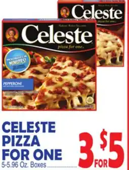 Bravo Supermarkets CELESTE PIZZA FOR ONE offer