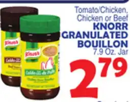 Bravo Supermarkets KNORR GRANULATED BOUILLON offer