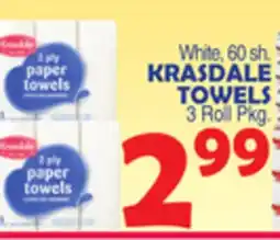 Bravo Supermarkets KRASDALE TOWELS offer