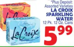 Bravo Supermarkets LA CROIX SPARKLING WATER offer