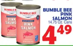 Bravo Supermarkets BUMBLE BEE PINK SALMON offer