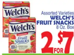 Bravo Supermarkets WELCH'S FRUIT SNACKS offer