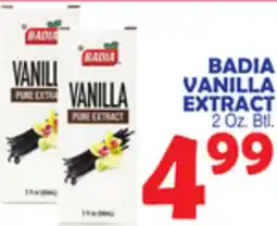 Bravo Supermarkets BADIA VANILLA EXTRACT offer