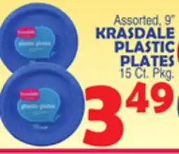 Bravo Supermarkets KRASDALE PLASTIC PLATES offer