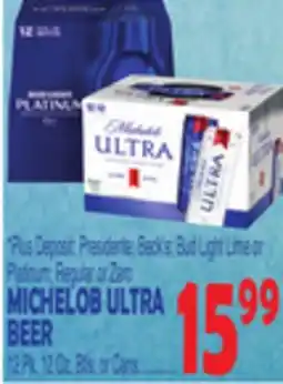Bravo Supermarkets MICHELOB ULTRA BEER offer