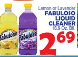 Bravo Supermarkets FABULOSO LIQUID CLEANER offer