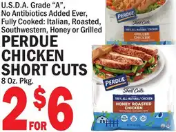 Bravo Supermarkets PERDUE CHICKEN CHICKEN SHORT CUTS SHORT CUTS 8 oz.pkg offer