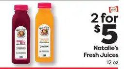 Weis Markets Natalie's Fresh Juices offer