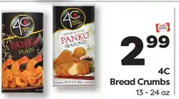 Weis Markets 4C Bread Crumbs offer
