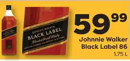 Weis Markets Johnnie Walker Black Label 86 offer