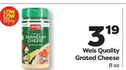 Weis Markets Weis Quality Grated Cheese offer