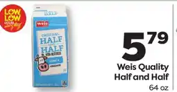Weis Markets Weis Quality Half and Half offer